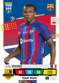 Jules Kounde FC Barcelona 2023 FIFA 365 Team Mate #175
